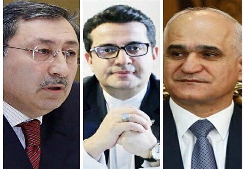 گفتگوی سفیر ایران در باکو با دو مقام بلندپایه جمهوری آذربایجان گفتگوی سفیر ایران در باکو با دو مقام بلندپایه جمهوری آذربایجان