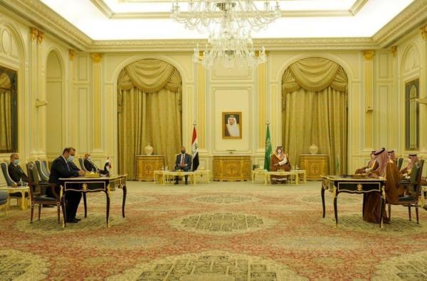 (تصاویر) توافق مالی محمد بن سلمان با نخست وزیر عراق