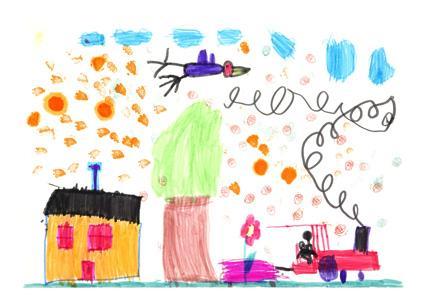 تفسیر چمن در نقاشی بچه ها با 4 نشانه مهم