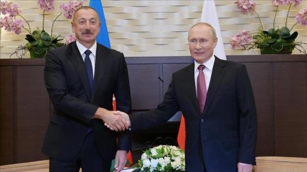علی اف با پوتین در روسیه ملاقات کرد