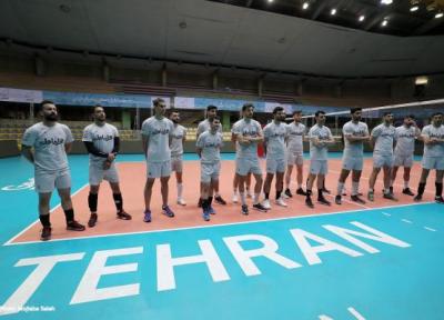 برنامه دیدارهای تدارکاتی مردان والیبال ایران معین شد